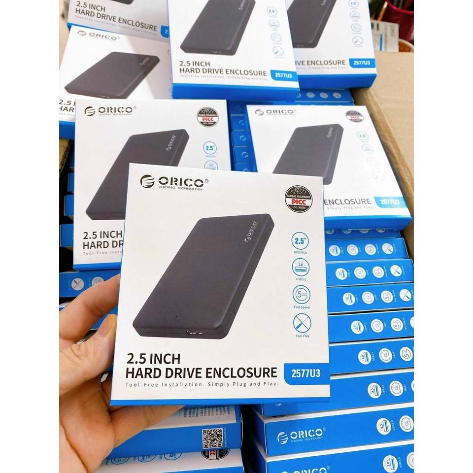 *LAGIHITECH* ( NEW) Box Orico chuyển SSD/HDD 2.5&quot; to USB 3.0 (Mẫu ngẫu nhiên)