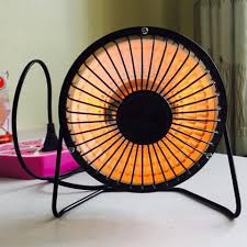 Quạt sưởi mini cắm điện để bàn