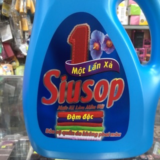 Nước xả vải Siusop diệt khuẩn 3.8kg