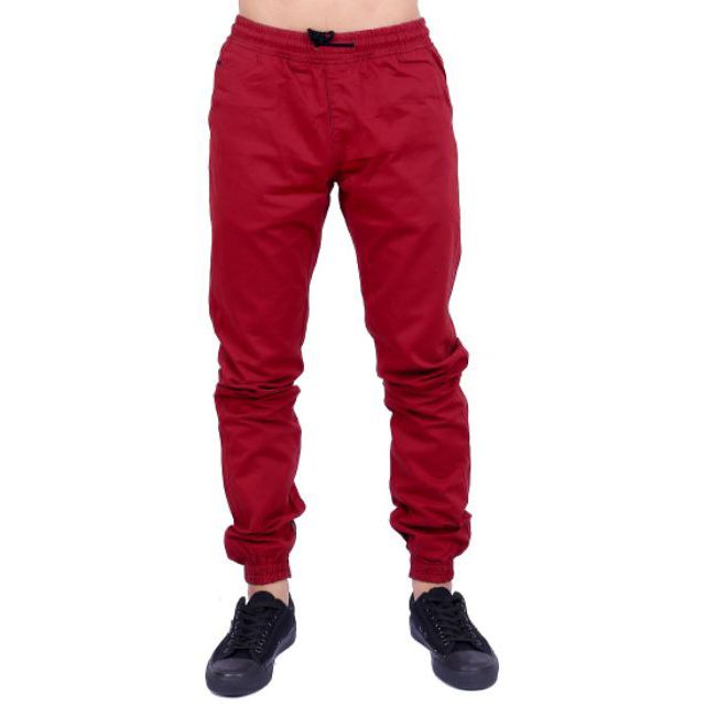 Jogger Kaki dây kéo zip 2 bên gấu quần