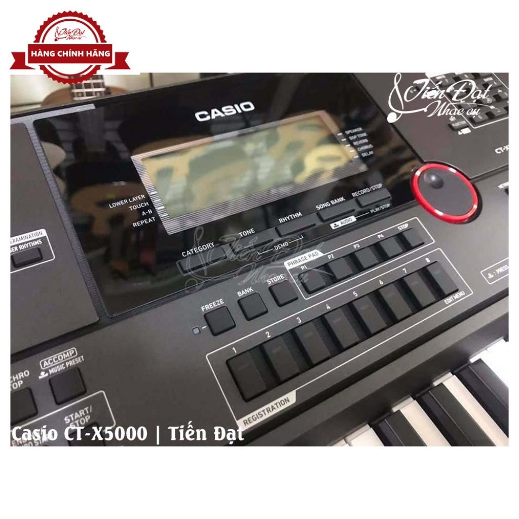 Đàn Organ Casio CT-X5000 Chip Âm Thanh Aix, 61 Phím Kích Thước Chuẩn Bảo Hành 24 Tháng