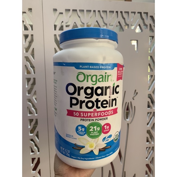 Bột organic protein hương vanila