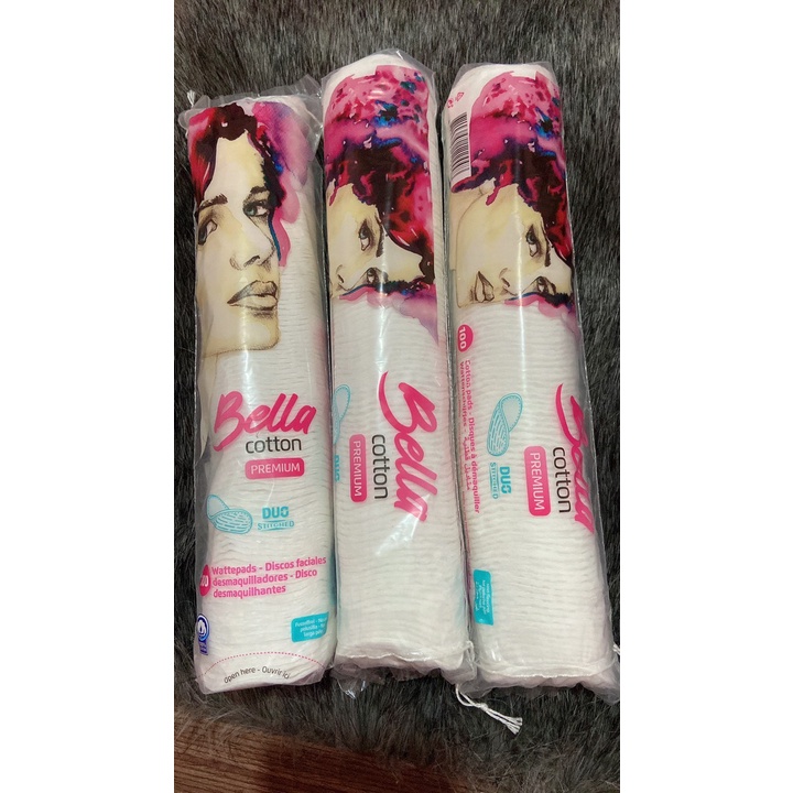 Bông tẩy trang 100% coton Bella
