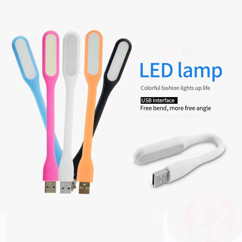 Đèn LED USB Dẻo Siêu Sáng Cắm Máy Tính, Sạc Dự Phòng (Giao Màu Ngẫu Nhiên)