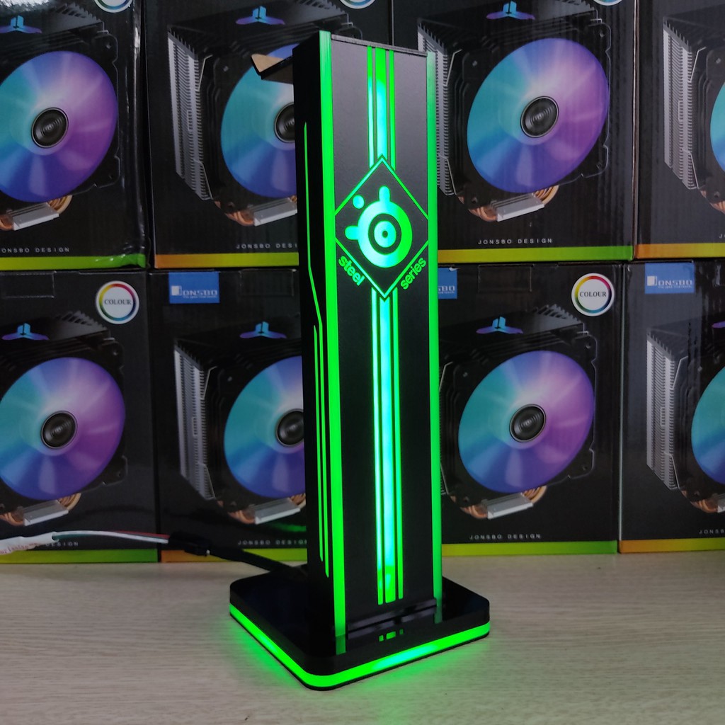 Giá treo tai nghe Steel Series Led RGB Pro - Khiển màu tùy ý | BigBuy360 - bigbuy360.vn