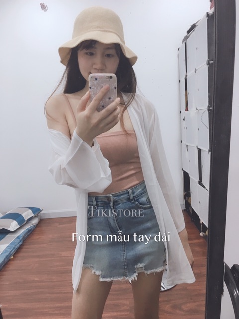 Áo Khoác Voan Mỏng Dáng Dài | BigBuy360 - bigbuy360.vn