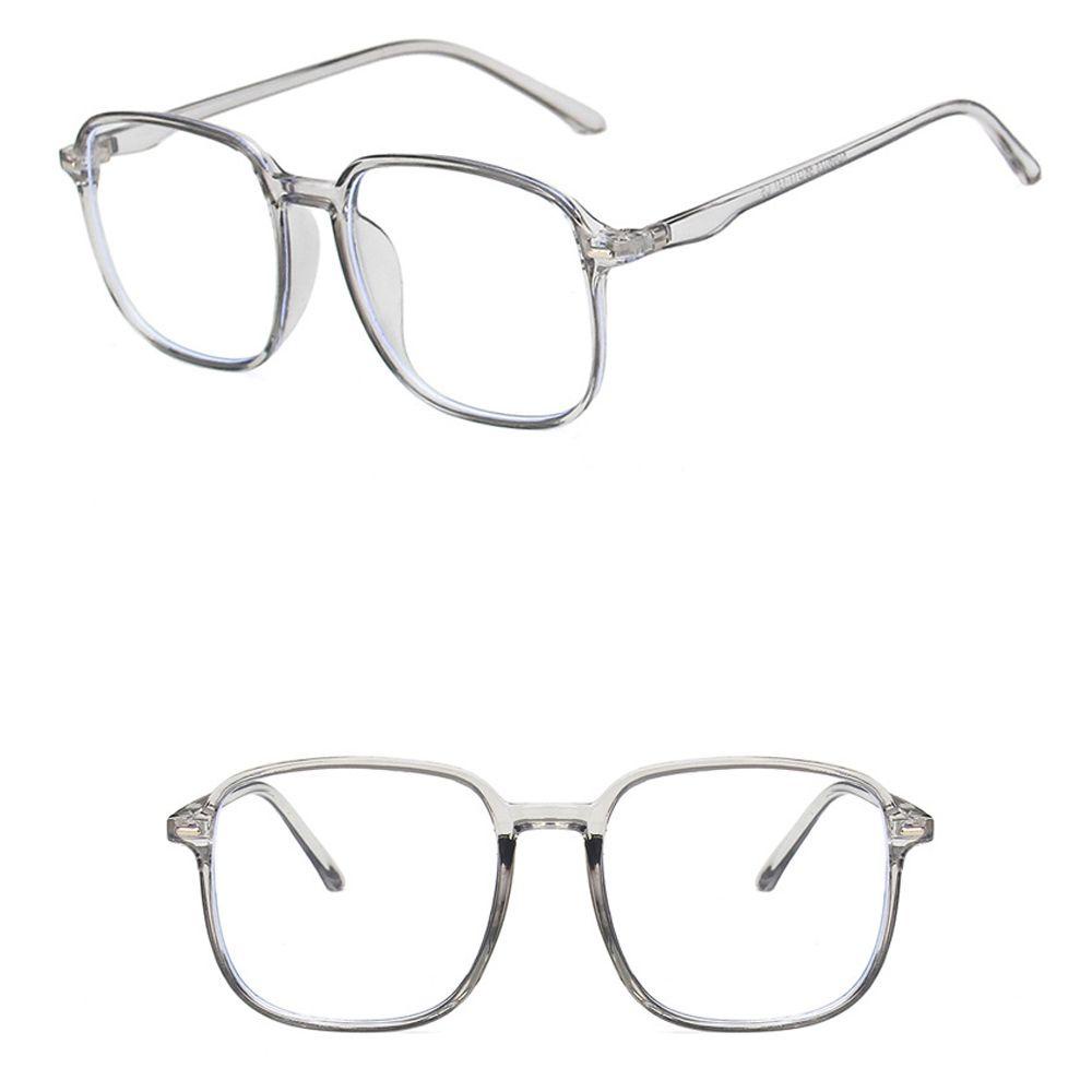 Mắt Kính Chống Ánh Sáng Xanh Tròng Trong Suốt Phong Cách Vintage Thời Trang