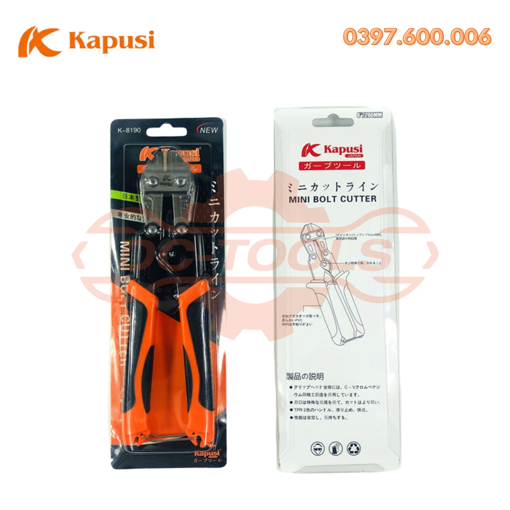 KÌM CỘNG LỰC MINI, TRỢ LỰC CHẮC CHẮN (KAPUSI) - 8&quot; - K-8190 DC-TOOLS