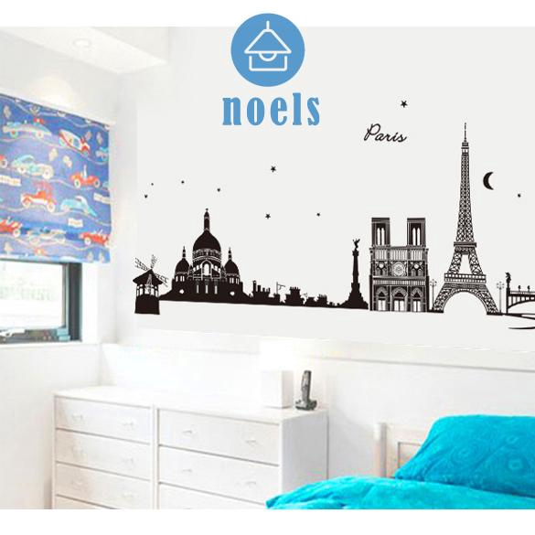 Decal Dán Tường Tháp Eiffel