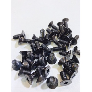 Ốc bulong 6li 6li10 6li12 đầu lục giác âm, ốc lòng dĩa KTM màu đen