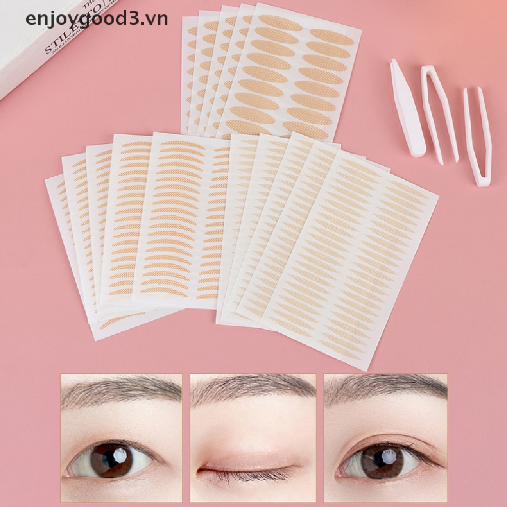 Set 200 miếng dán tạo mắt 2 mí kiểu ren lưới tàng hình