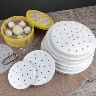 Giấy nến lót nồi chiên không dầu 100 giấy nến / Giấy nến đục lỗ size 23cm