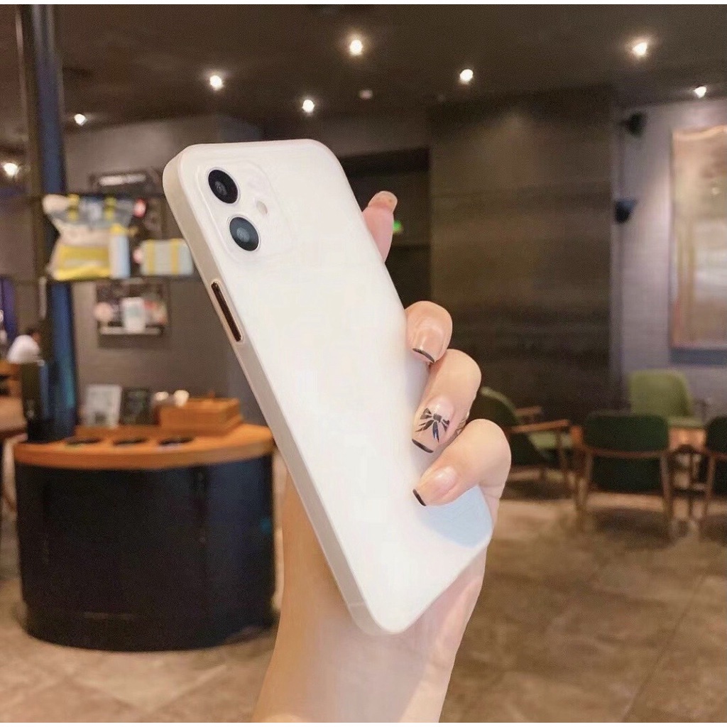 Ốp lưng iPhone 12/ 12 Pro/ 12 Pro Max nhám siêu mỏng, chống ố và bảo vệ camera