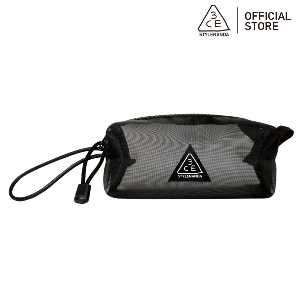 Túi Đựng Mỹ Phẩm 3CE Mesh Pocket Pouch Thiết Kế Lưới Nhỏ Gọn 14 X 6 X 6cm