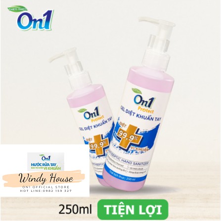 [Mẫu Bao Bì Mới] Gel Diệt Khuẩn Tay Nhanh 250ml