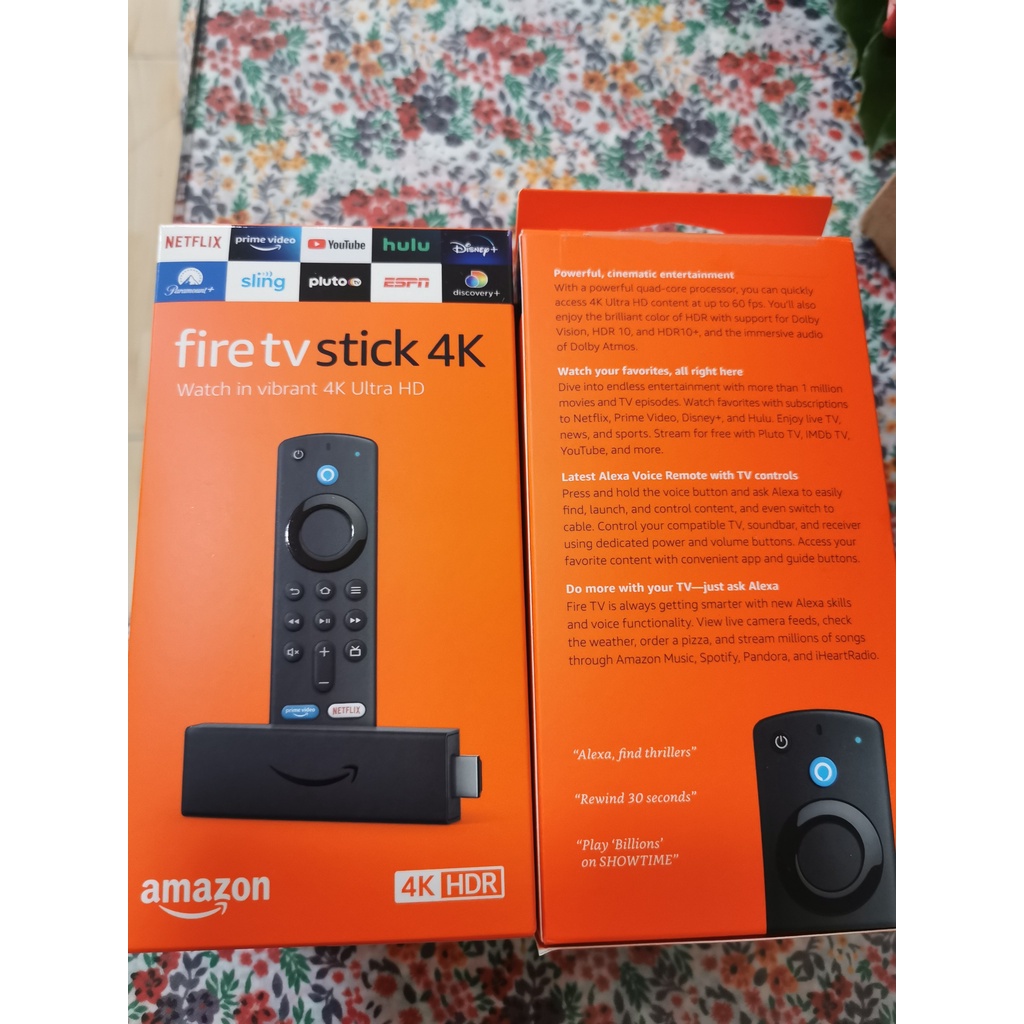 Thiết bị trình chiếu Amazon Fire stick 4k