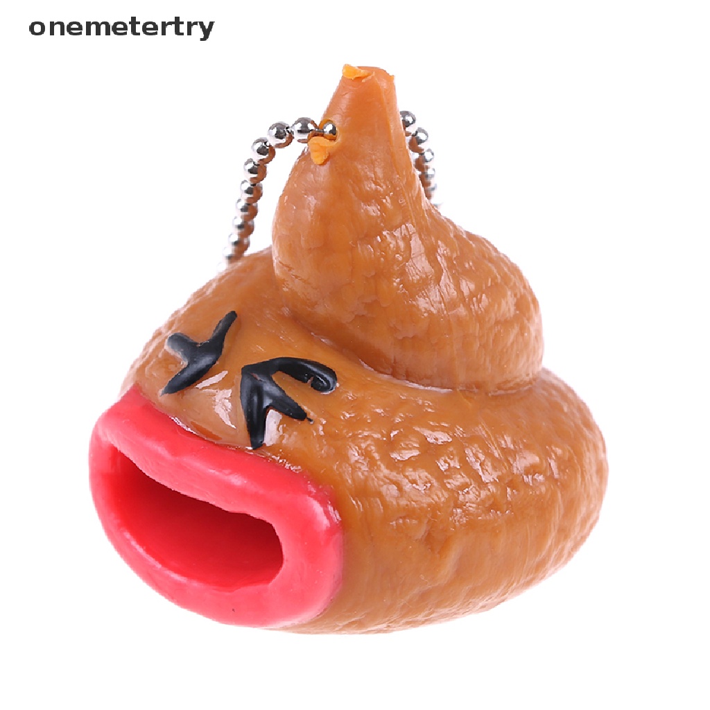 Đồ chơi bóp giảm căng thẳng hình dạng vui nhộn kèm móc khoá