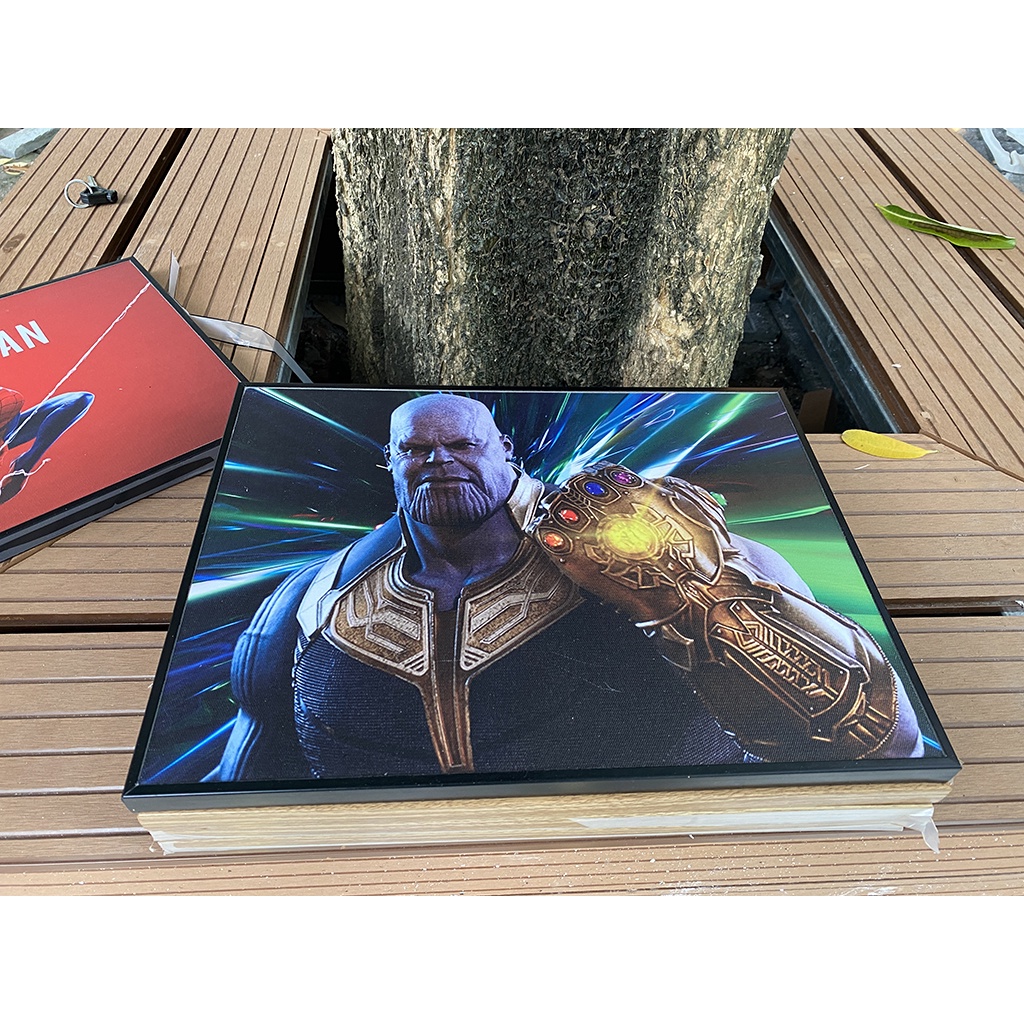 Tranh canvas thế giới điện ảnh Marvel treo tường trang trí độc đáo. Tranh người nhện, tranh iron man | Tranh 3H