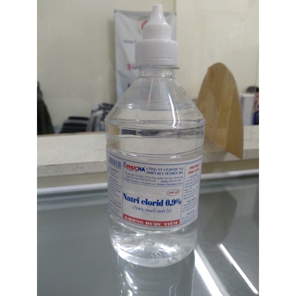 Nước muối sinh lý Natri Clorid 0,9% dùng súc miệng sát khuẩn
