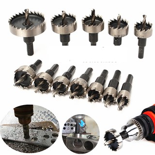 Bộ 5 Mũi Khoan Khoét Lỗ HSS 16-18,5-20-25-30mm, Bộ 5 Mũi Khoét Thép Gió HSS -Đường Kính 16- 30mm