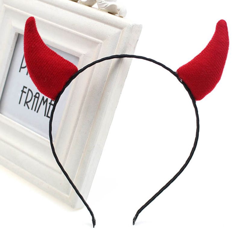 Cài tóc hình sừng ác quỷ ngộ nghĩnh cho tiệc Halloween