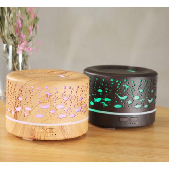 Máy phun sương tinh dầu , Máy xông tinh dầu 550ml - Hàng chính hãng, bh 12 tháng