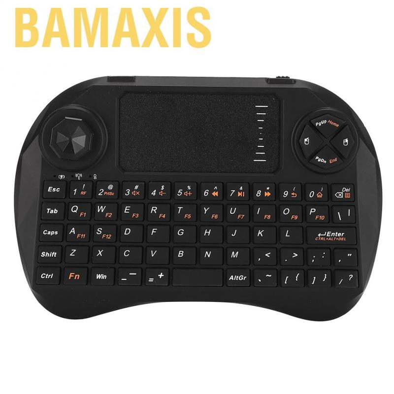 Bamaxis X3 2.4G Multifunction Wireless Keyboard and Mouse  Mini Touch with Large Panel Remot