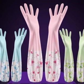 Combo 3 đôi Găng tay rửa bát lót nỉ