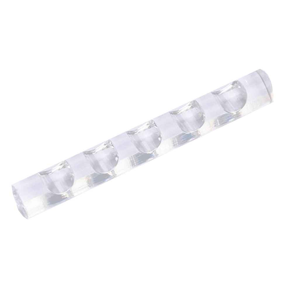 [Hàng mới về] Giá đỡ cọ trang điểm bằng acrylic trong suốt 5 ngăn tiện dụng