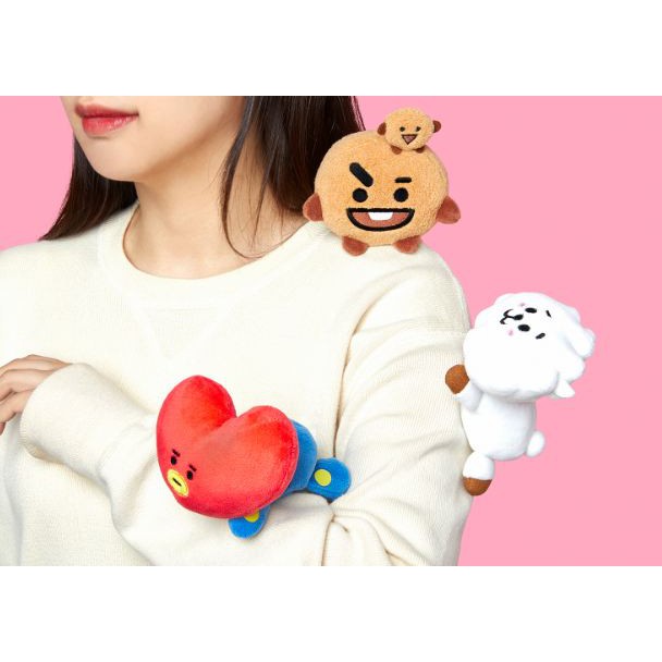 BT21 magnet  lying doll set trườn bám