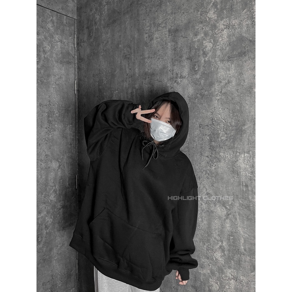 [Mã SRBACK010912 hoàn 20K xu đơn 50K] ÁO HOODIE TRƠN NHIỀU MÀU FORM RỘNG UNISEX NAM NỮ