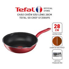 🍳🍳Chảo chiên sâu lòng 28cm Tefal So Chef G1358695- hàng chính hãng