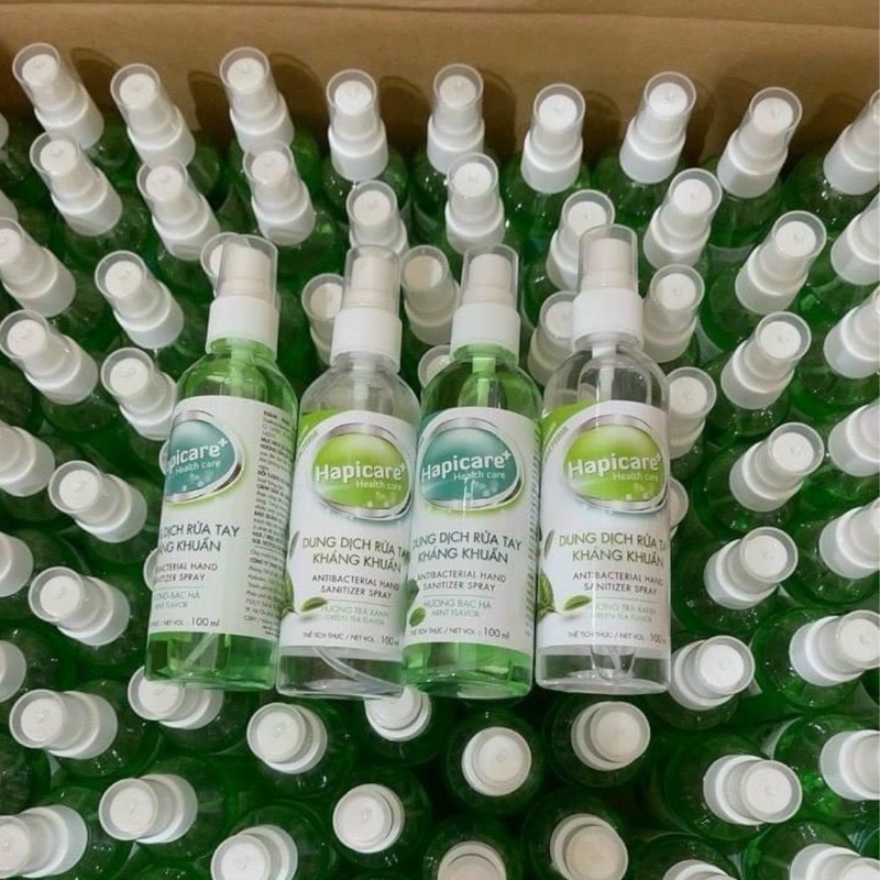 Chai Nước Xịt Khuẩn Rửa Tay Khô Hipicare 100ml