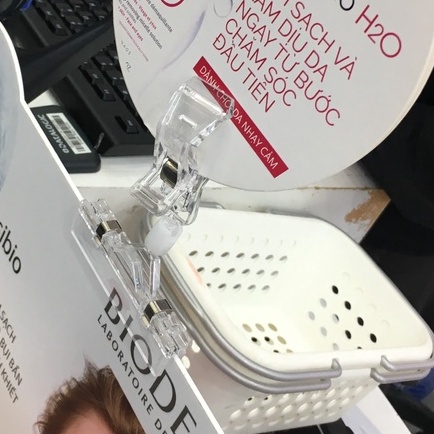 Kẹp mica 2 đầu V06 - 11cm, 16cm và 21cm, kẹp wobbler khớp xoay linh hoạt 360 độ