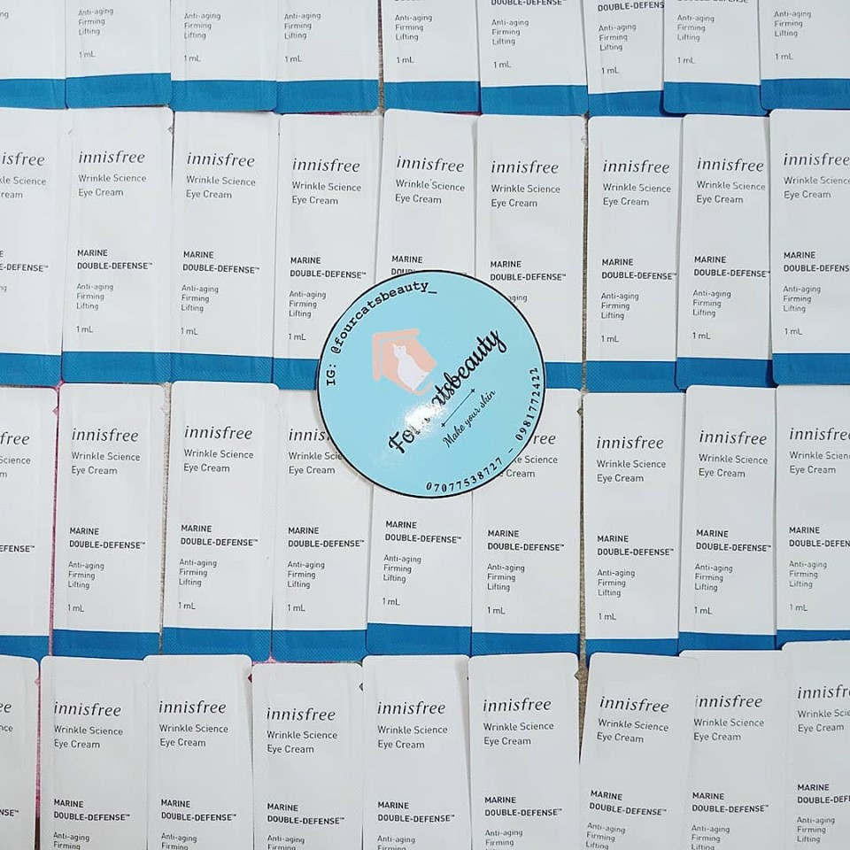 [Sample 1ml] Kem Dưỡng Mắt Cải Thiện Nếp Nhăn, Ngừa Lão Hóa Innisfree Wrinkle Science Eye Cream | BigBuy360 - bigbuy360.vn