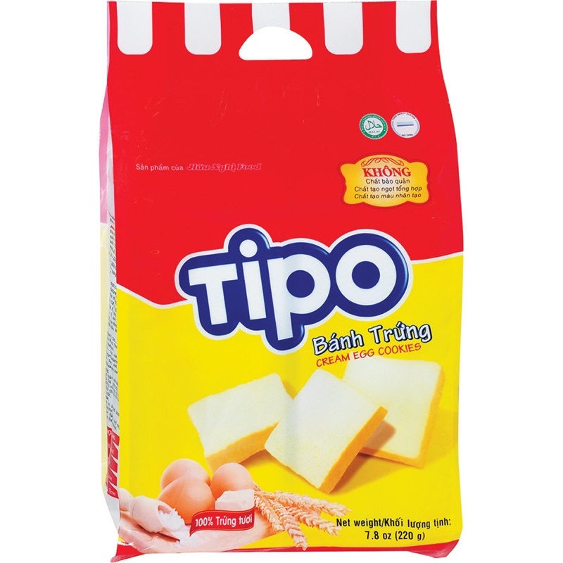 Bánh trứng Tipo gói 115g