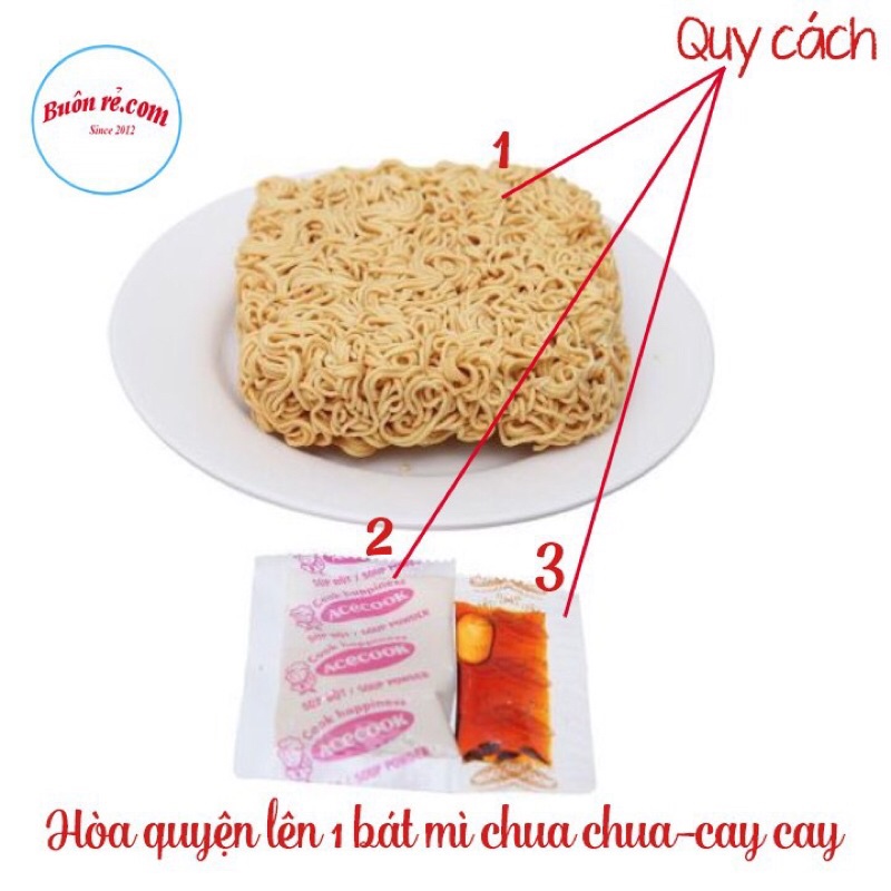 Thùng 30 gói mì Hảo Hảo tôm chua cay date mới