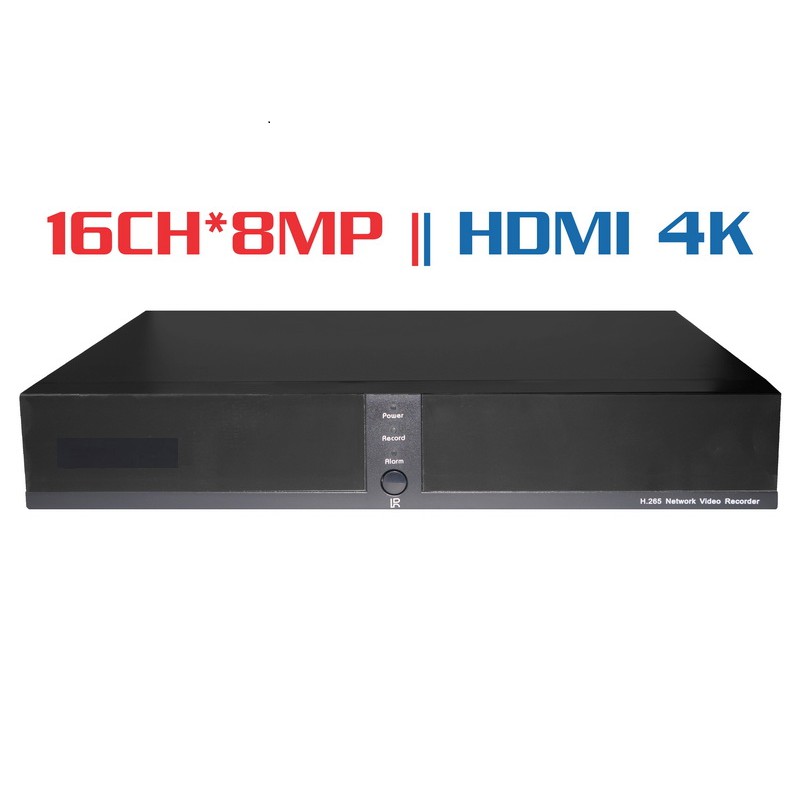 Đầu ghi hình NVR Elitek 16 kênh IP 8M, chuẩn 4K IEP8216