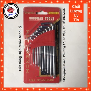 Bộ lục giác hoa thị GoodMan 9 món cao cấp (T6 – T27)