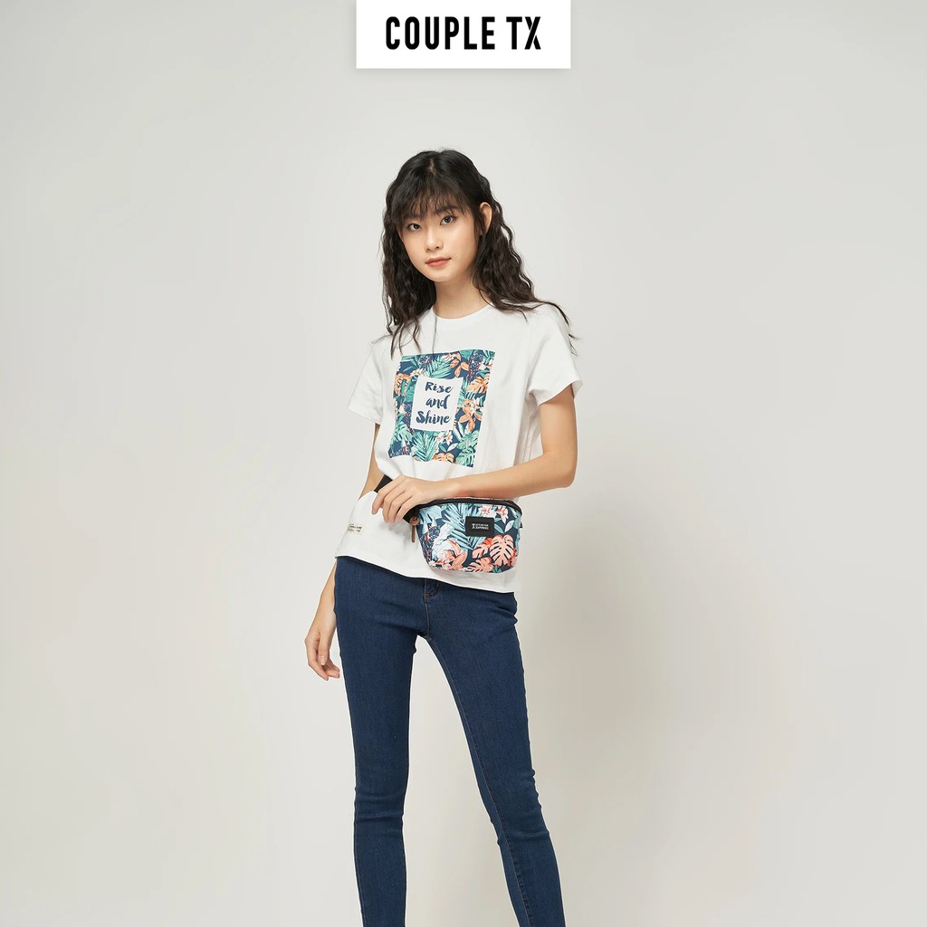 Áo Thun In Pattern Tiger Nữ Couple TX WTS 2081