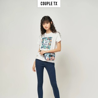 Áo Thun In Pattern Tiger Nữ Couple TX WTS 2081