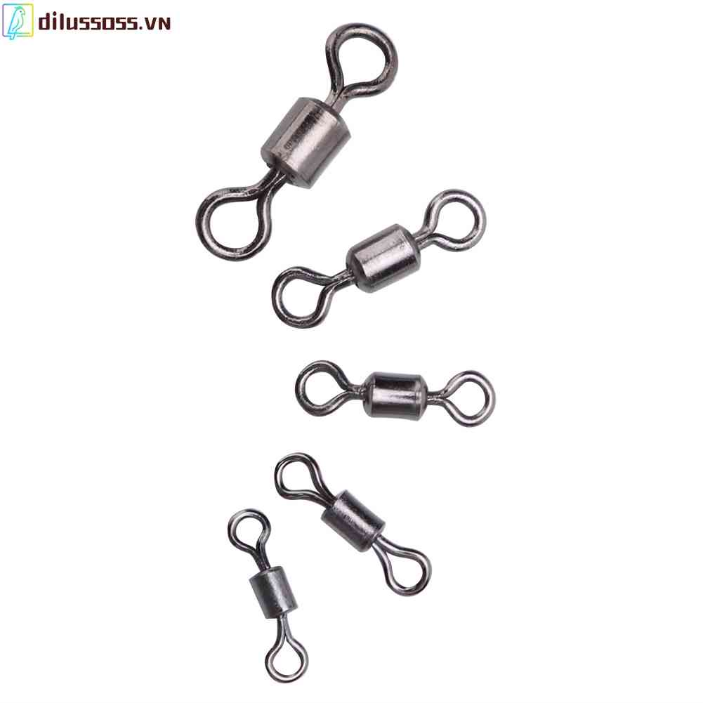 Bộ 50 Khoen Móc Gắn Cho Sợi Dây Câu Cá Tiện Dụng