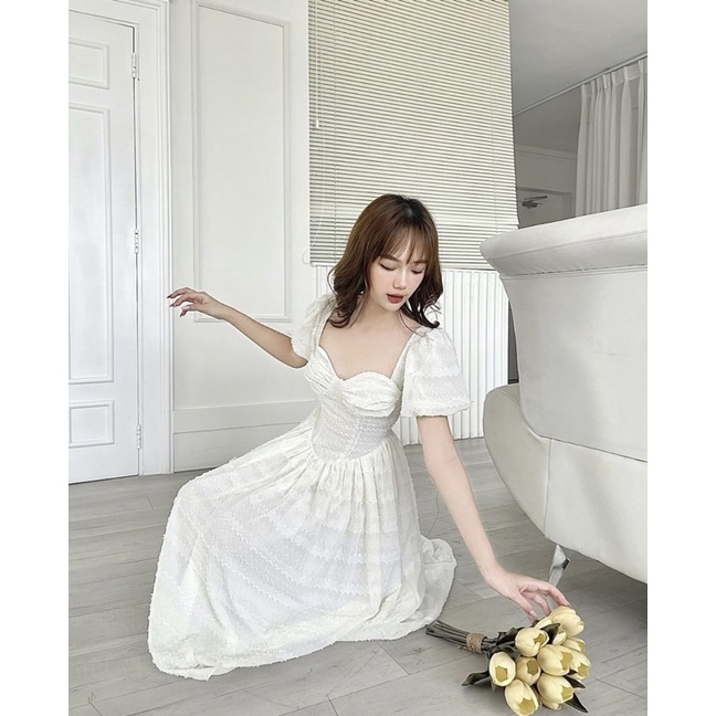 VÁY REN SÓNG 2 LỚP ( Bella Store)