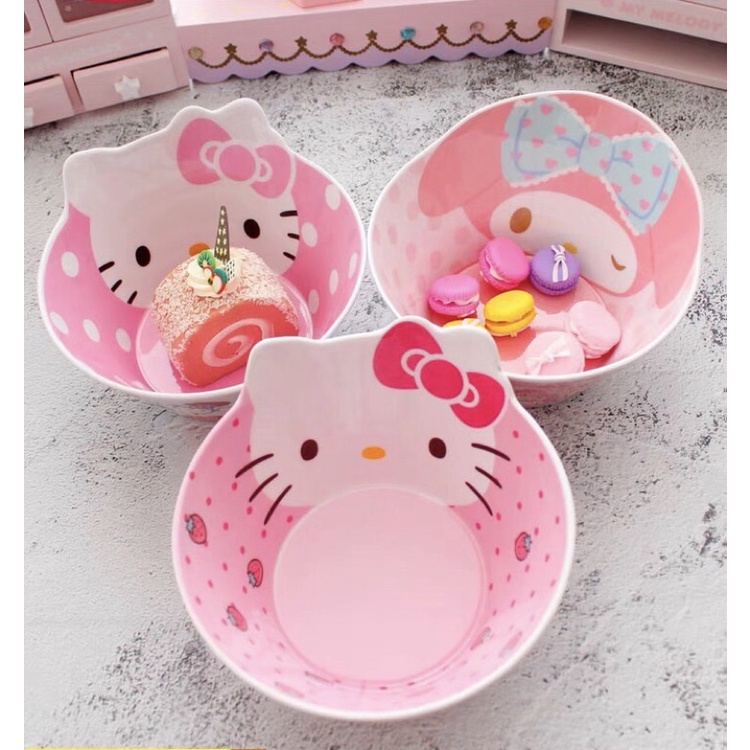 Bộ combo chén tô muỗng ly Hello Kitty