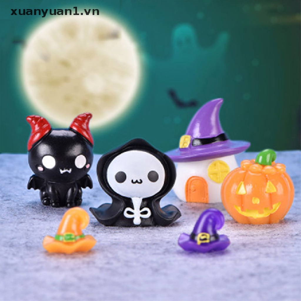 Đèn Lồng Họa Tiết Bí Ngô Ma Cà Rồng Halloween Dễ Thương