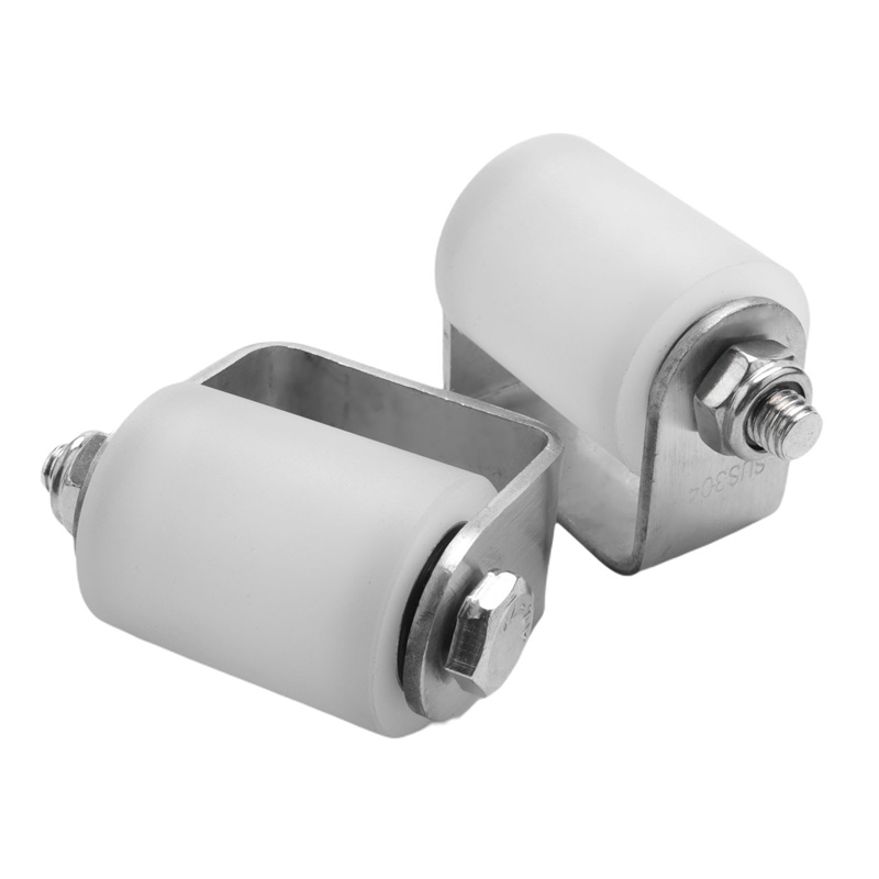 2 Con Lăn Dẫn Hướng Dẫn Cổng Trượt Bằng Nilon Cứng 3 Inch