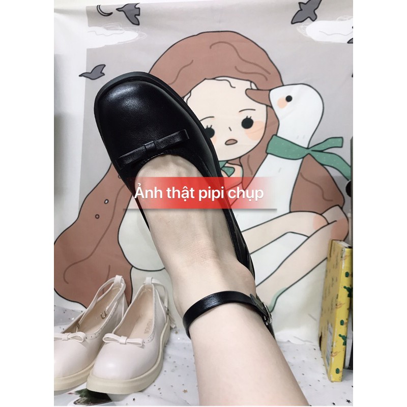 Giày búp bê marryjane nơ phong cách lolita G045 | BigBuy360 - bigbuy360.vn
