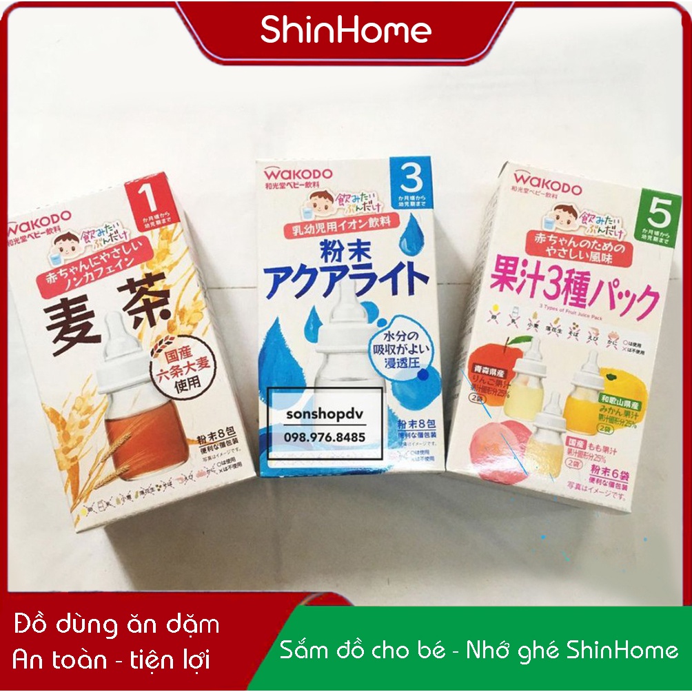 Trà ăn dặm Wakodo Nhật Bản (tách gói)