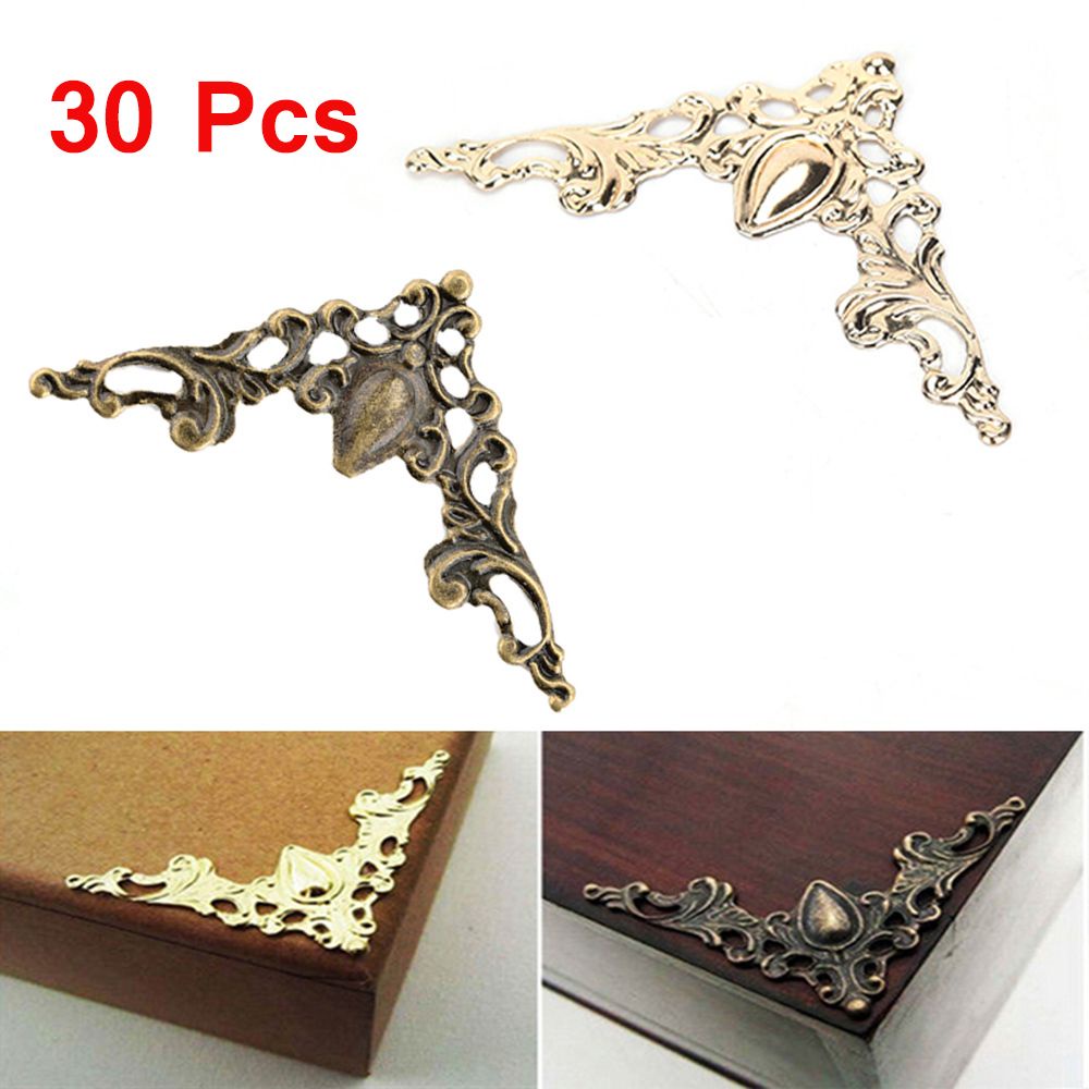 Set 30 khung gắn góc ảnh/nội thất bằng loại nhiều màu tùy chọn 40mm
