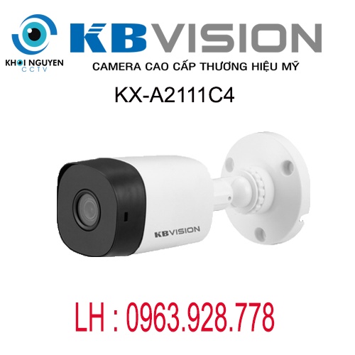 Trọn bộ  Camera quan sát 2.0 Megapixcel KBVISION Full HD 1080P